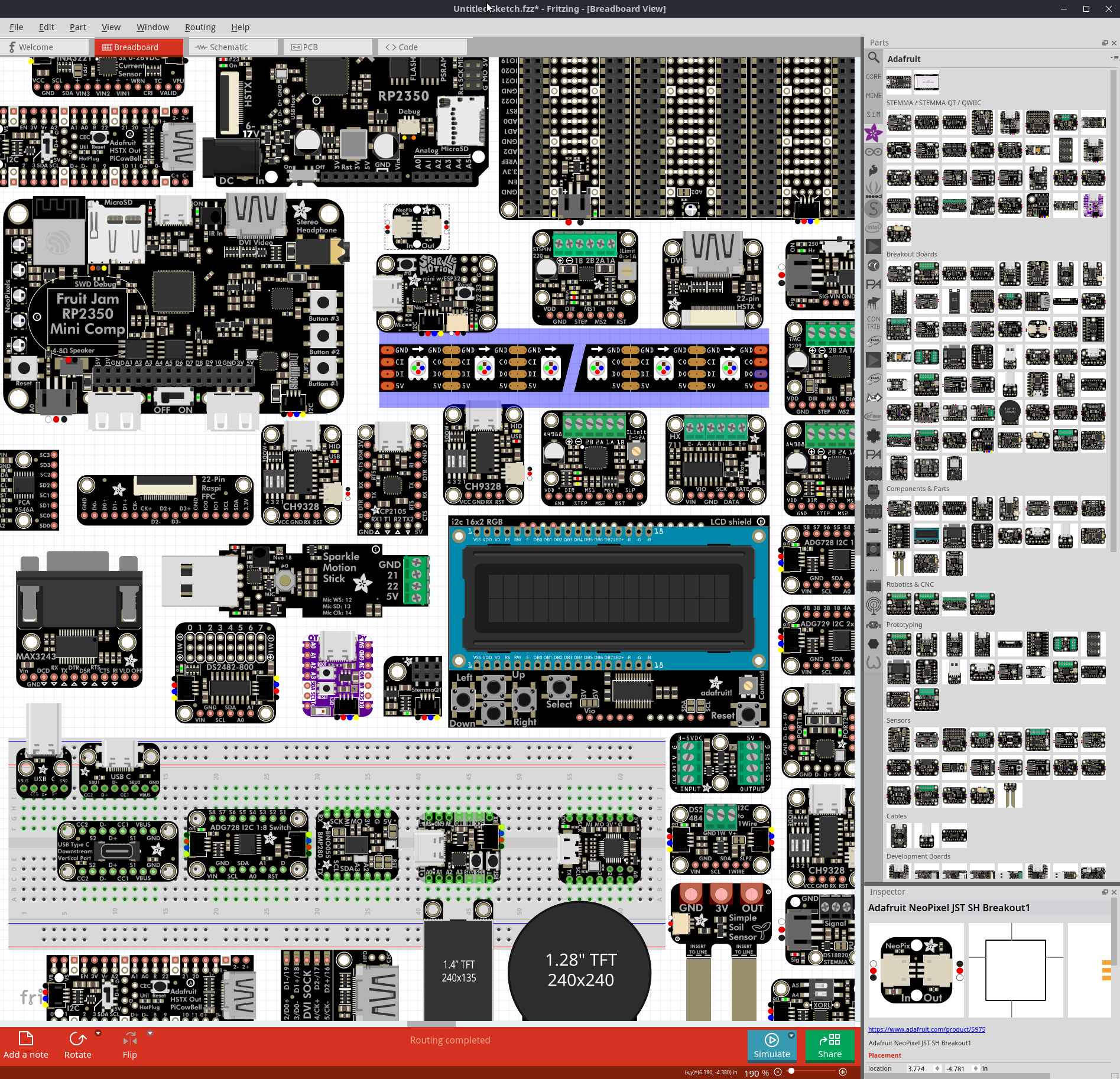 Adafruit Parts Collection